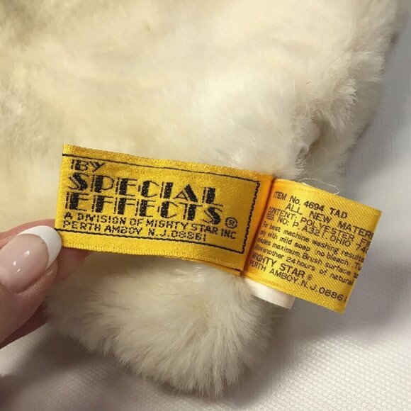 Vtg 24K Polar Puff Special Effects Hand Puppet 1985 Dog Puppy Gold Label 4694 - Picture 10 of 12